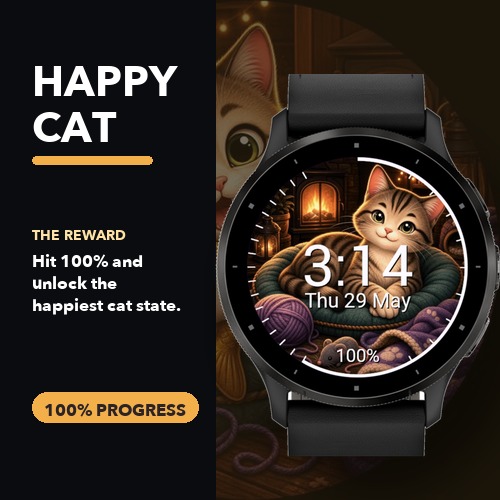 Purrgress 2 (Cute Goal Based Virtual Pet Cat) · Screenshot 1