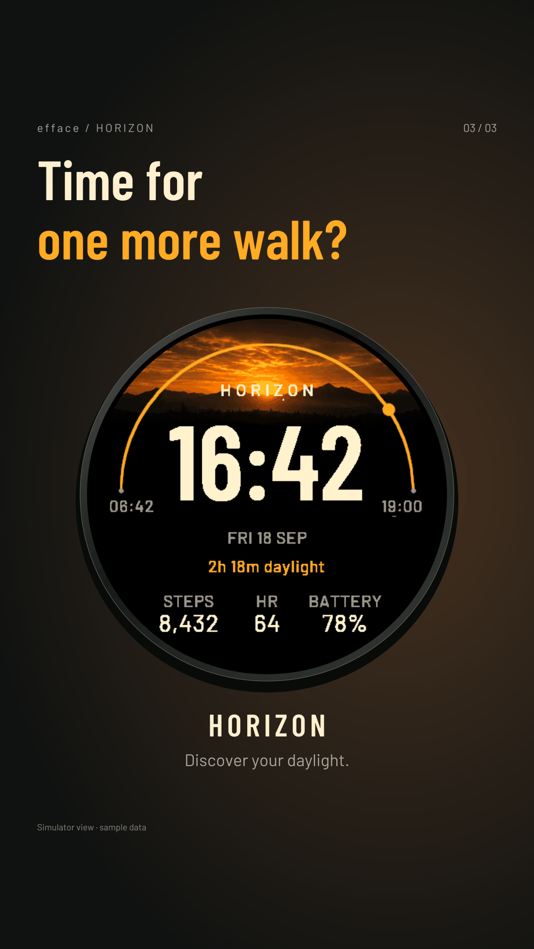 HORIZON - Your day. Your light. · Screenshot 2