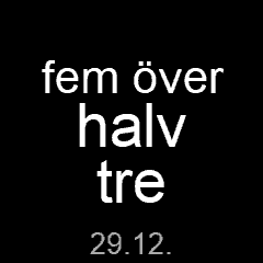 Ungefär, fem i halv · Screenshot 2