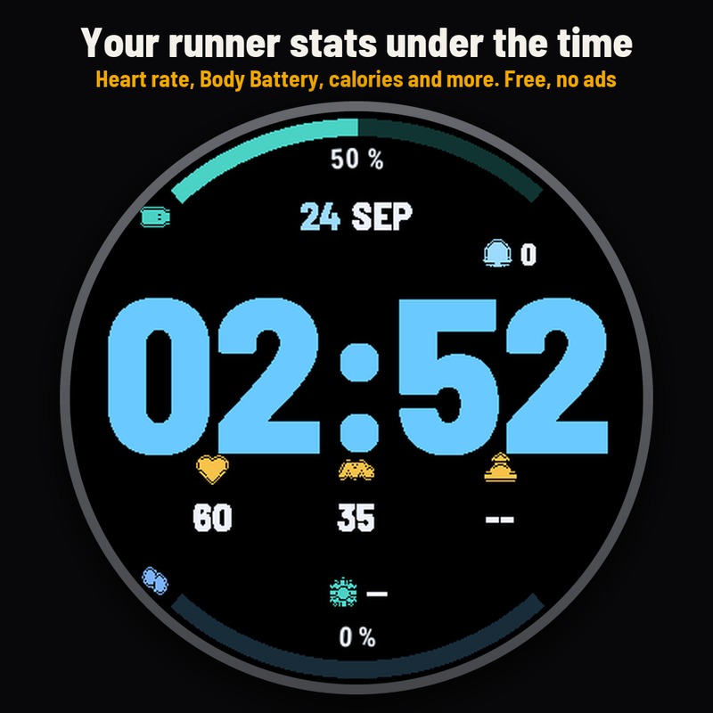 Astra Run Free – 跑者表盘，大数字 · Screenshot 2