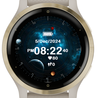 Space Clock · Screenshot 2