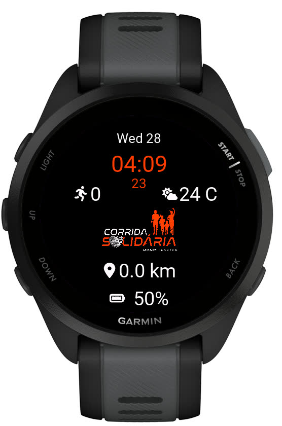 ABBA RUNNING Garmin watch face preview