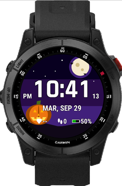 Pumpkin Night - Halloween Watch Face · Screenshot 0