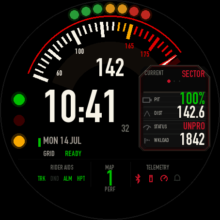 RaceDashWF · Screenshot 2