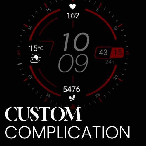 Pink Sport Digital Watch Face · Screenshot 3