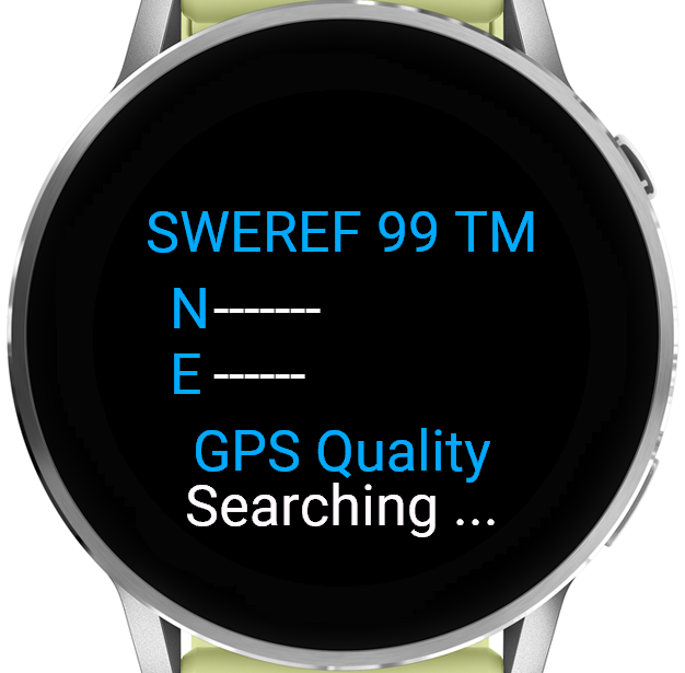 SWEREF 99 TM App, Version 2 · Screenshot 1