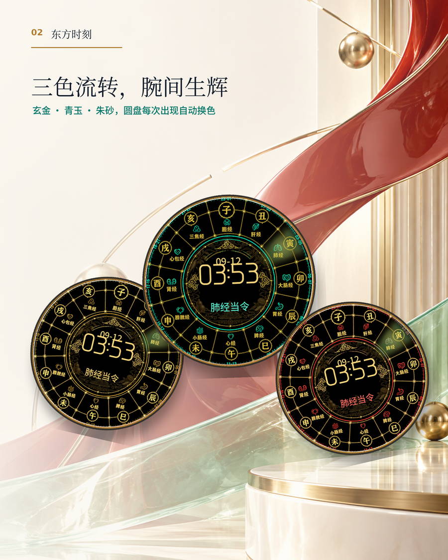 免费试用子午流注表盘 1.1.2版  中医养生十二时辰经络表盘 几乎覆盖所有彩屏版本 · Screenshot 1