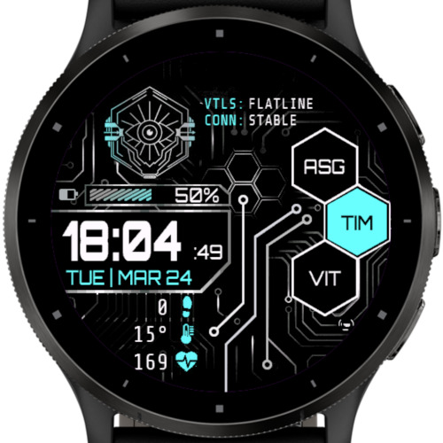 Ghost Frequency Watch Face · Screenshot 2