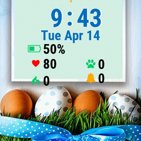 Easter Eggs Grass Blue 4