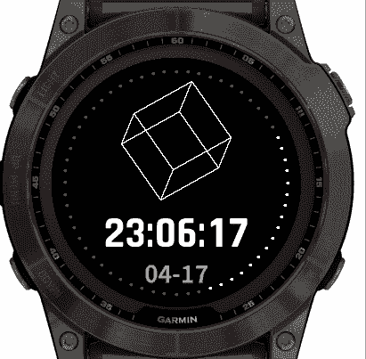 Cube Chrono watch face screenshot 3