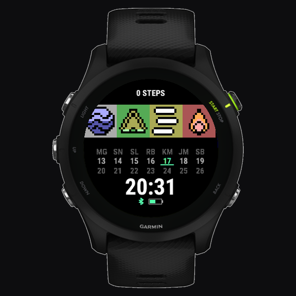 Four Elements Pixel — Two-Week Calendar · Screenshot 1