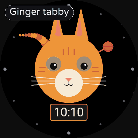 Purrtime — 宠物猫咪表盘，打造你的专属猫咪 · Screenshot 0