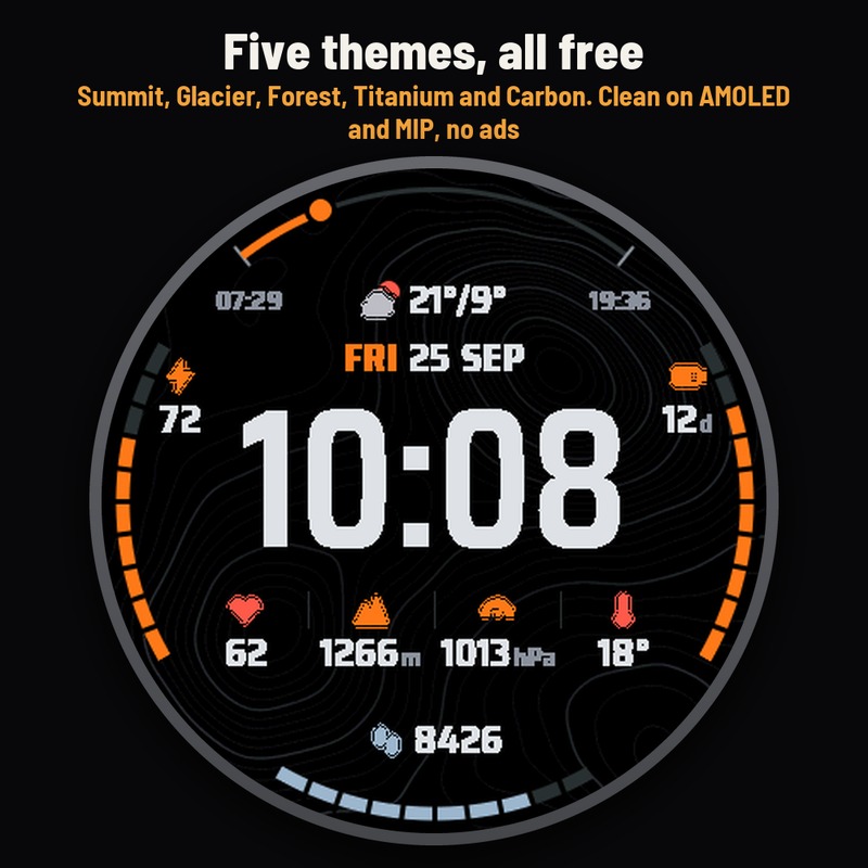 Astra Summit Free – 户外数据表盘 · Screenshot 3