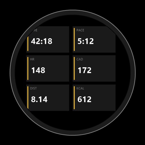 FlexRun Field - 6 Metric Run Dashboard · Screenshot 2