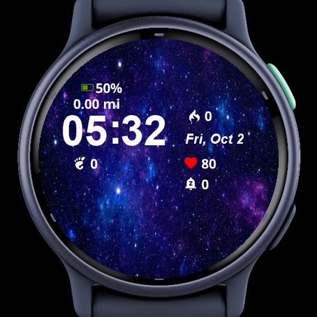 View Stars Sky Purple Blue · Screenshot 2