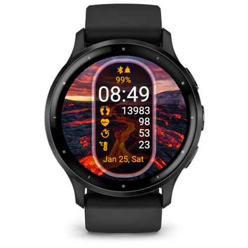 On Fire watch face screenshot 3