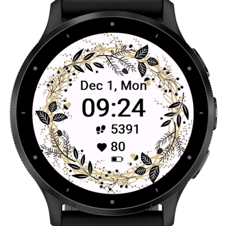 Golden Botanical Wreath · Screenshot 3