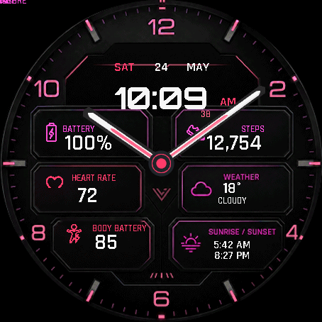 Neon Fusion Grid - Data-rich Digital · Screenshot 1
