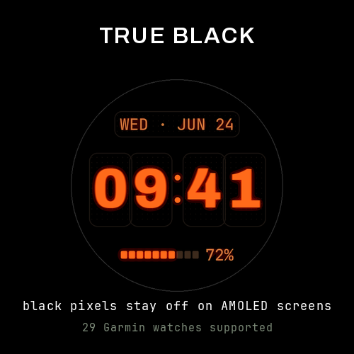 Lumen – 11 AMOLED Watch Faces · Screenshot 4