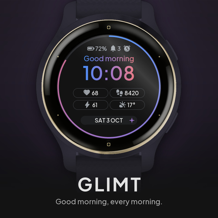 Glimt – Gradient Greeting · Screenshot 0