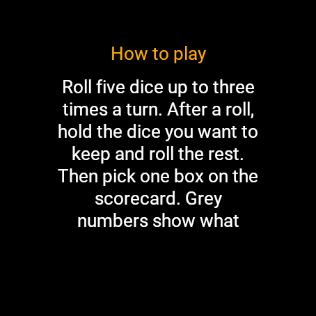 Yatzy Dice: Five Dice Game · Screenshot 3