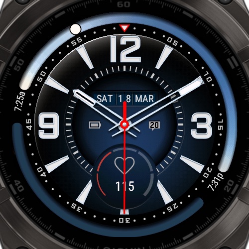 Solarium One ∗ Analog Solar Dial ∗ AMOLED · Screenshot 0