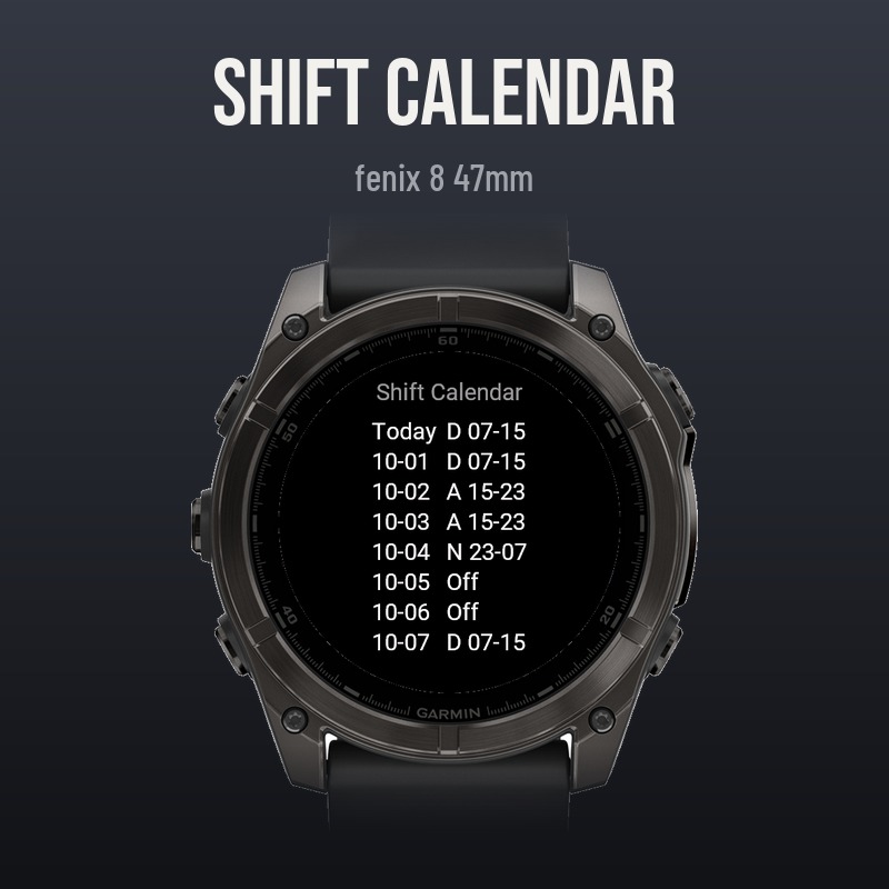 Shift Calendar · Screenshot 0