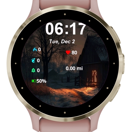 Snowy Scene Barn Light Snow · Screenshot 0
