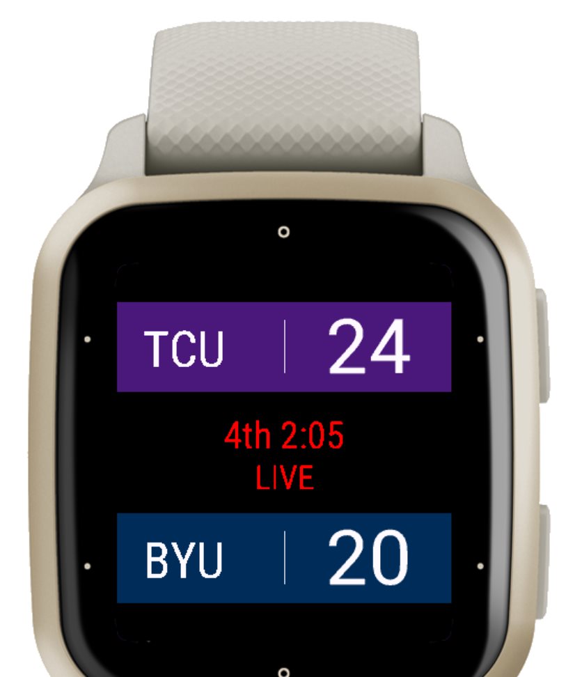 ScoreGlance College Football · Screenshot 0