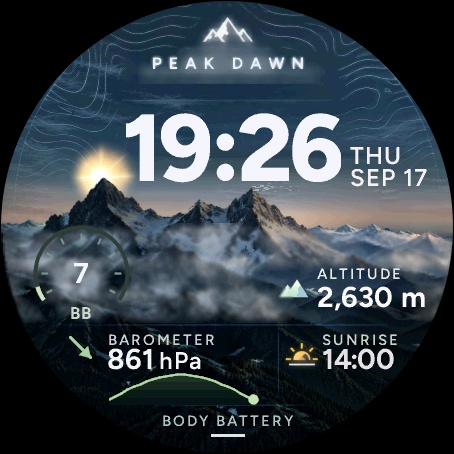 Peak Dawn – Mountain Sunrise · Screenshot 1