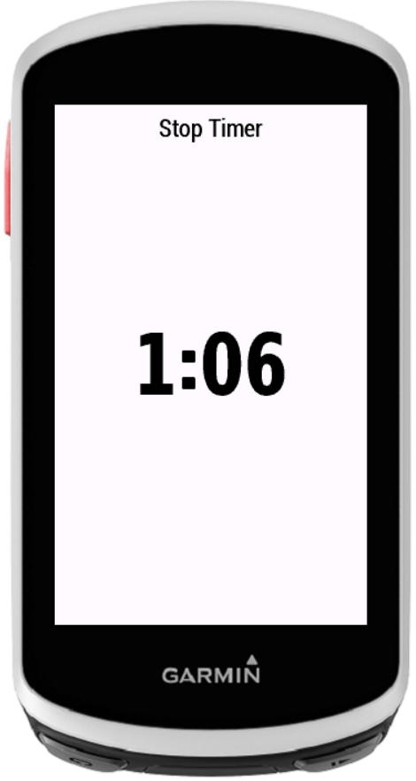 Stop Timer Data Field · Snímek obrazovky 0