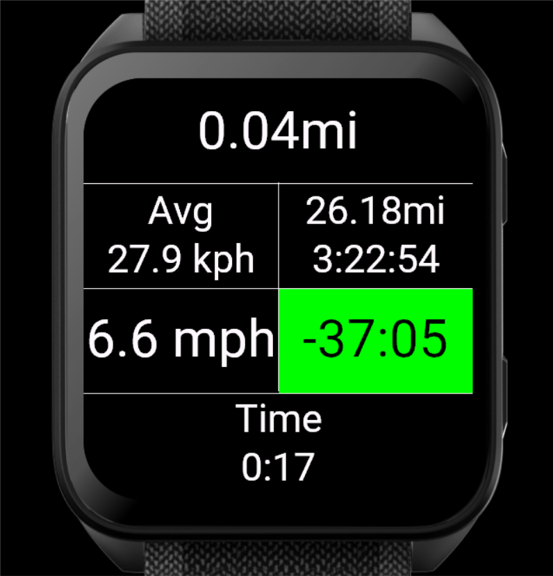 Pacer Data Field (Miles) screenshot 2