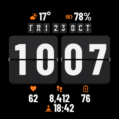 Flip Face: Flip Clock Watch Face · Screenshot 0