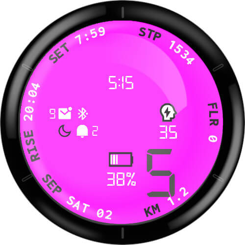 Just Simple Analog Figures Digital Gen3 · Screenshot 4