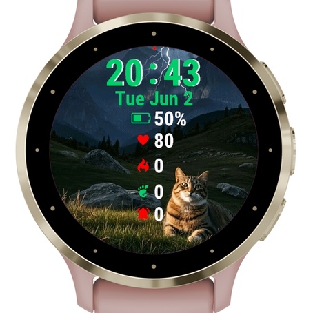 Cat Sitting Grass Lightning · Screenshot 0