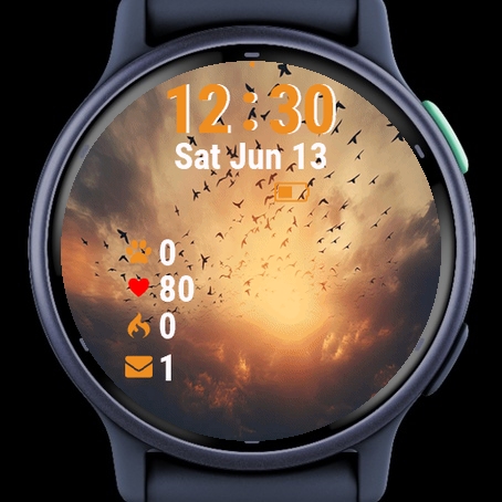 Birds Flying Sky Sunset · Screenshot 2