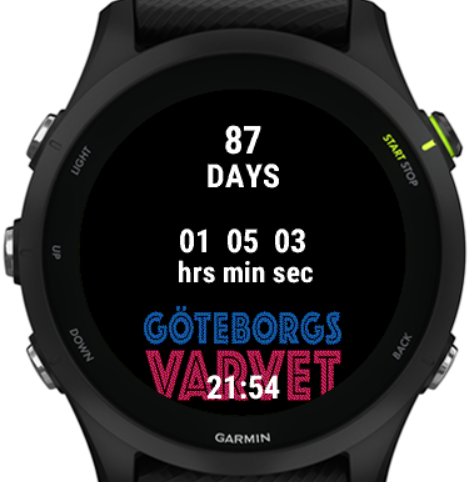 Göteborgsvarvet 2025 Countdown · Screenshot 0