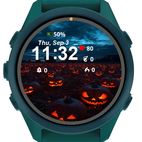 Dark Sky Clouds Some Pumpkins Middle · Screenshot 1