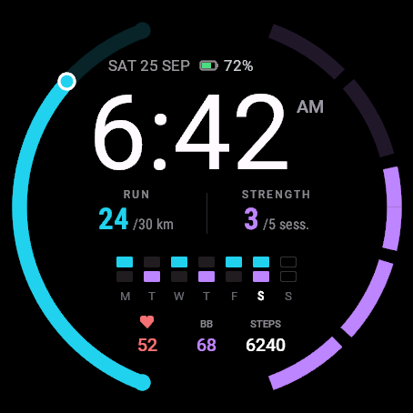 Hybrid Run + Gym · Screenshot 1