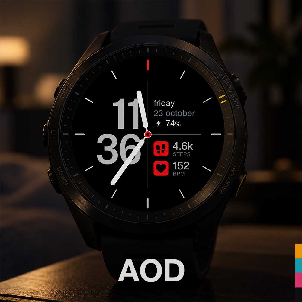 FAHRPLAN PRO · Railway Clock Watch Face with Data · Screenshot 2