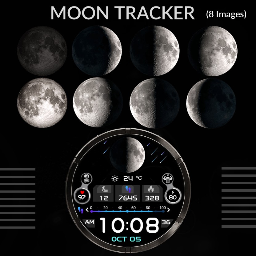 ECO02 Astronomical Moon Tracker · Screenshot 3