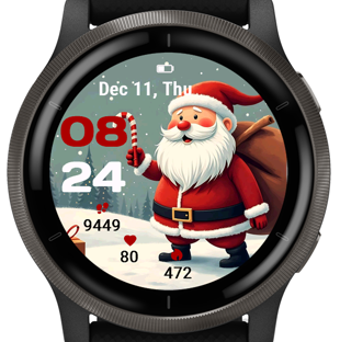 Santa Clock · Screenshot 1