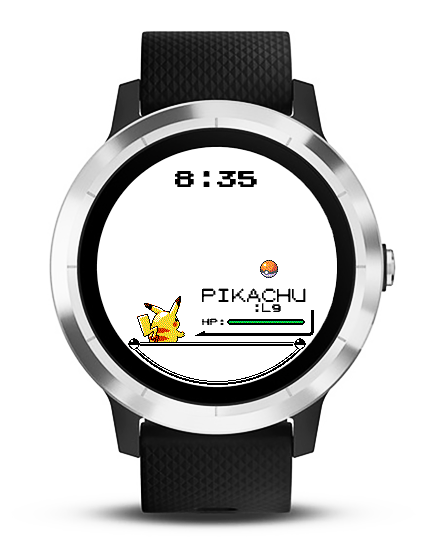 PokeWatch Garmin watch face