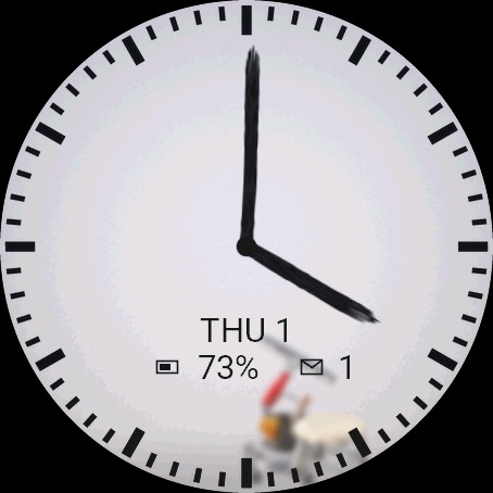Clockkeeper – Painted Time Watch Face · Screenshot 3