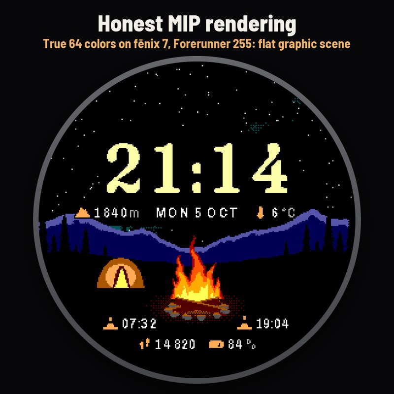 Astra Campfire Pro – 露营篝火动态表盘 · Screenshot 4