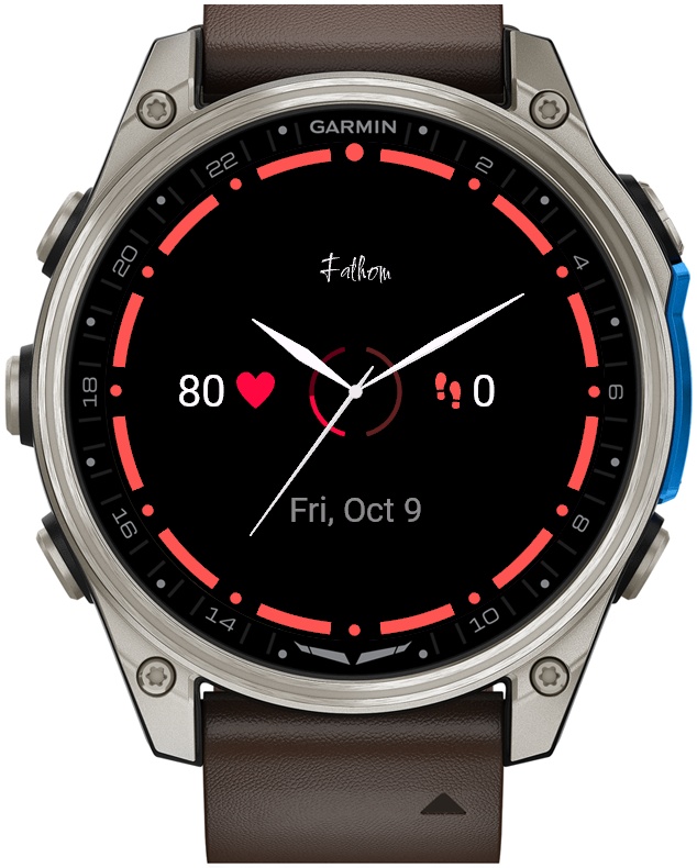 Fathom – Simple Analog Dive Watch Face · Screenshot 2