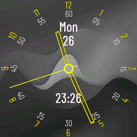 Simple analog and data fields 2 · Screenshot 3