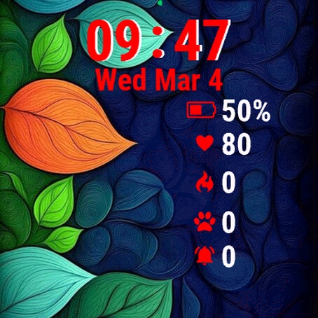 Colorful Leaves Swirls · Screenshot 0