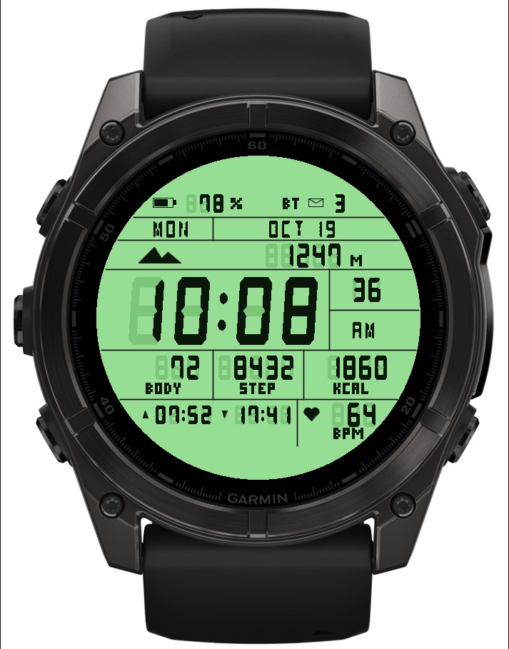 Summit LCD: Retro Digital Watch Face · Screenshot 1