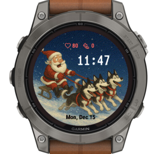 Santa with husky · Screenshot 1